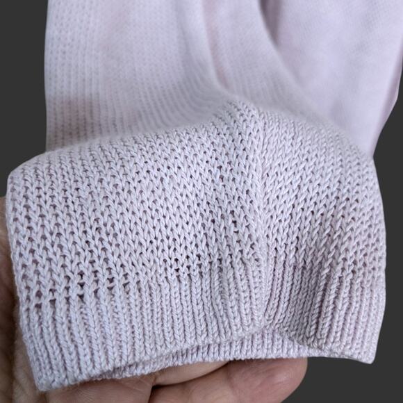 J. Jill Tunic Cardigan Sweater Set XS Lavender Purple Linen Blend Minimalist - Picture 4 of 10